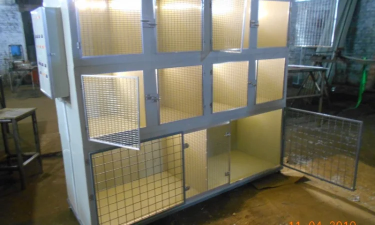 Ветеринарная клетка трёхъярусная - фото № 5