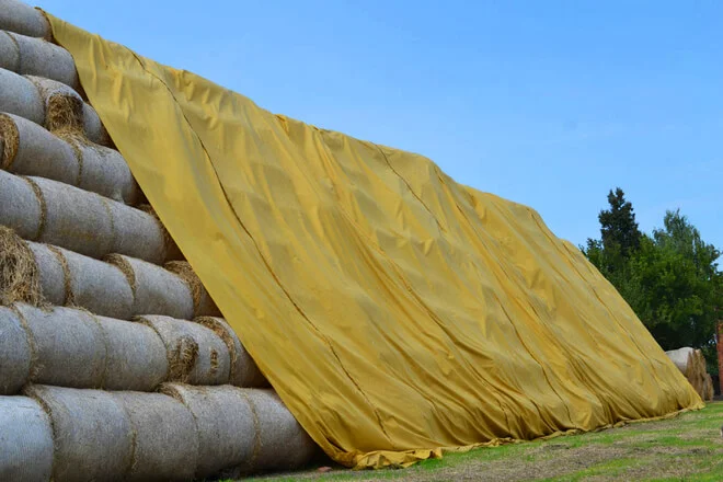 Агроволокно для тюков сена и соломы | Агрополотно Subtex - фото № 1