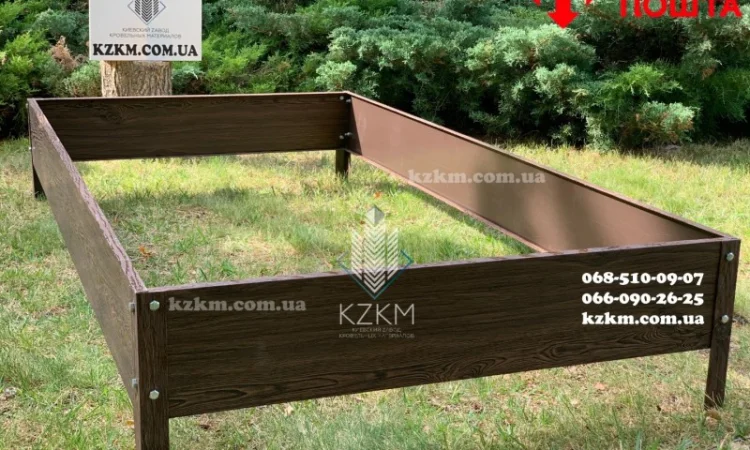 Грядки і клумби з оцинкованої сталі, клумби, бордюр, борт під дерево - фото № 10