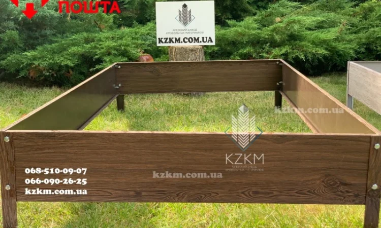 Грядки і клумби з оцинкованої сталі, клумби, бордюр, борт під дерево - фото № 11