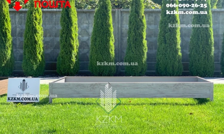 Грядка оцинкованная под заказ, с полимерным покрытием, быстрое изготовление - фото № 1