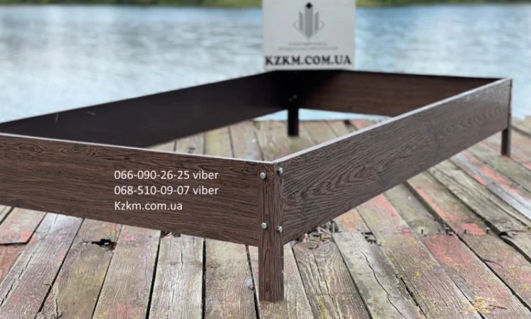 Грядка оцинкованная под дерево орех с сучком, красивая высокая - фото № 9