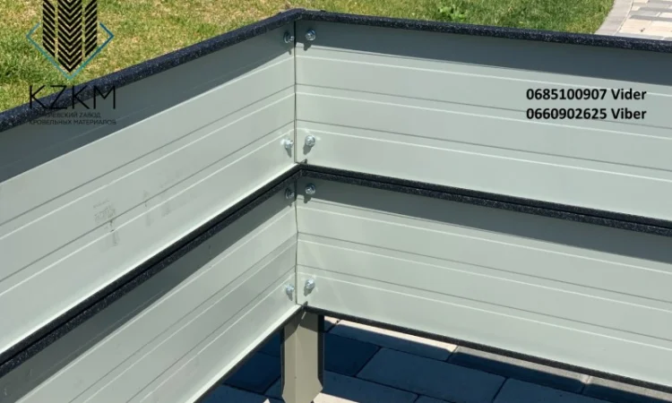 Збірна грядка матова, збірна "Люкс" висока 380 мм, металева грядка - фото № 3