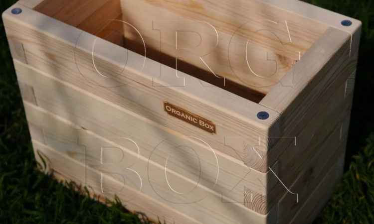 Деревянные ящики для цветов, высокие грядки, ограждения для клумб Organic Box купить - фото № 1