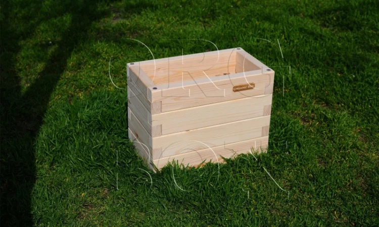 Деревянные ящики для цветов, высокие грядки, ограждения для клумб Organic Box купить - фото № 2