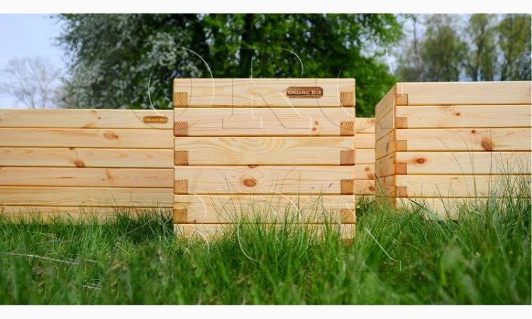 Ящики для цветов, растений, ограждения для клумб высокие грядки Organic Box купить Киев - фото № 3