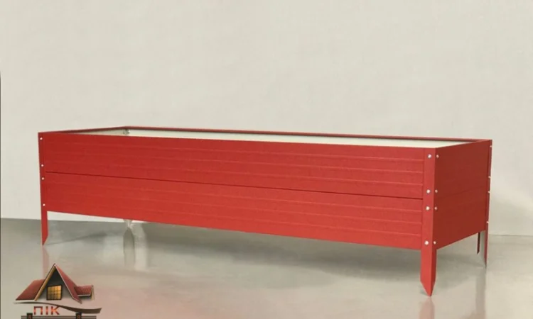 Двоярусна грядка, висока клумба - фото № 3