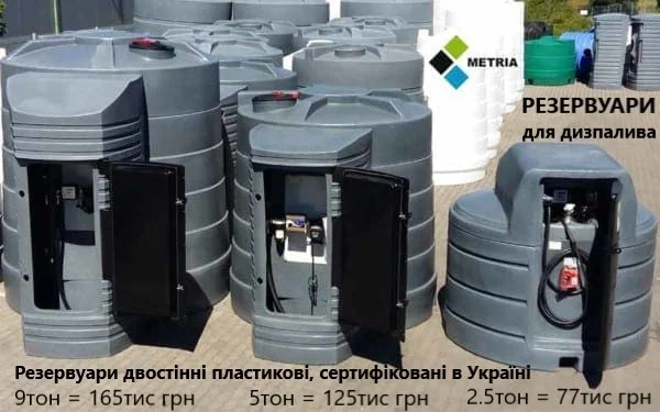 Резервуар для дизельного палива 2500л METRIA. Міні АЗС під ключ - фото № 6