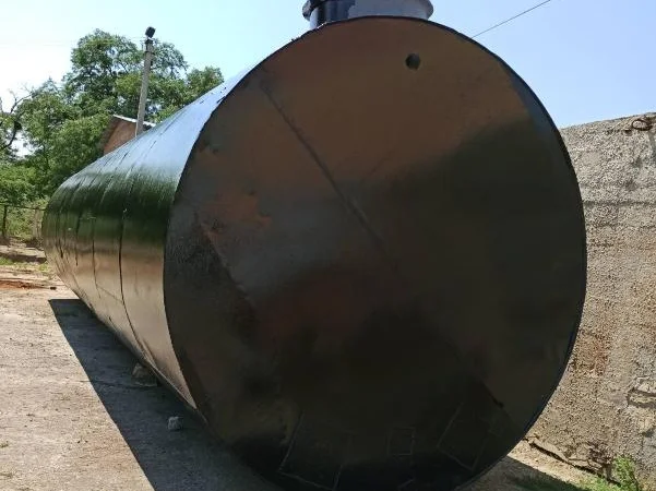 Емкость металлическая б/у Резервуар для хранения воды или гсм. Ресивер воздушный - фото № 8