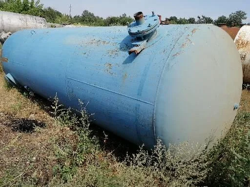Емкость металлическая б/у Резервуар для хранения воды или гсм. Ресивер воздушный - фото № 17