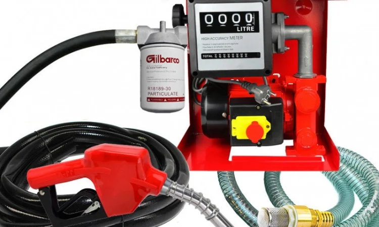 Топливная мини АЗС на 60 л.мин с фильтом, заправочная станция - фото № 3