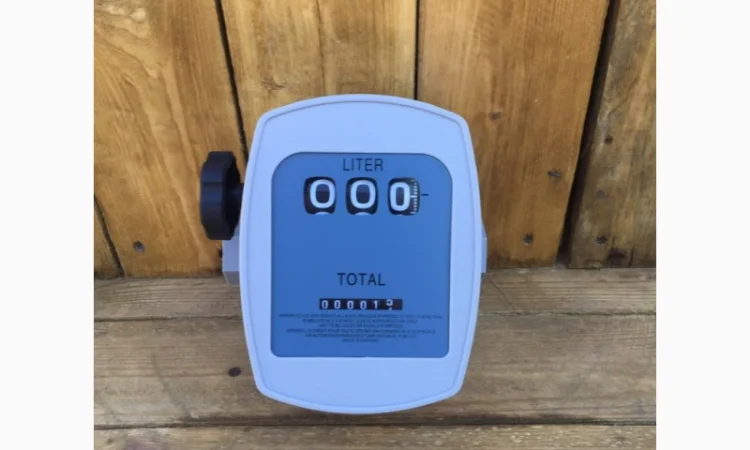 Счетчик механический для Мини Азс, учет топливо, Лічильник, расходомер - фото № 1