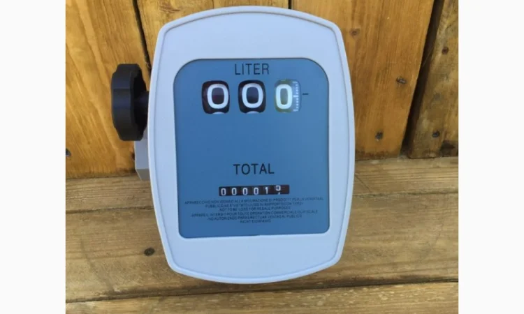 Счетчик механический для Мини Азс, учет топливо, Лічильник, расходомер - фото № 2