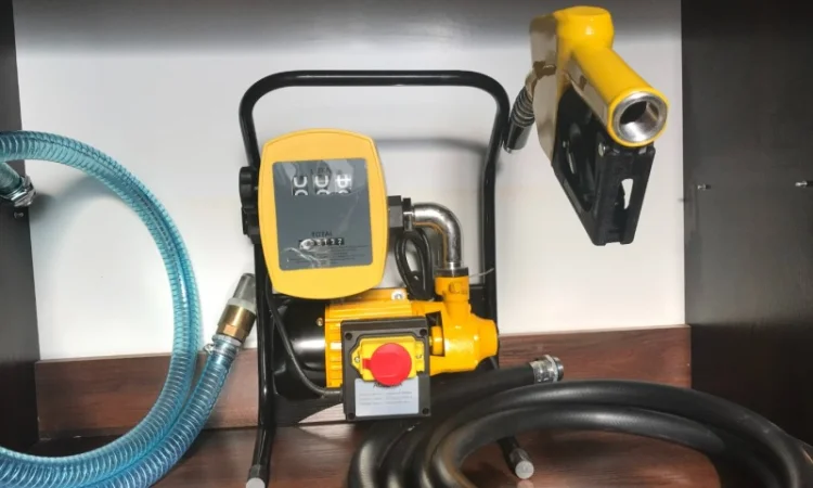 Мини АЗС, заправочная станция для перекачки топлива 40 л/мин 2200W - фото № 4