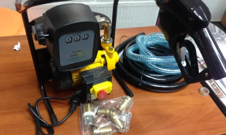 АЗС для заправки перекачки дт заправка с насосом 2200 WAT Geko Mini - фото № 3