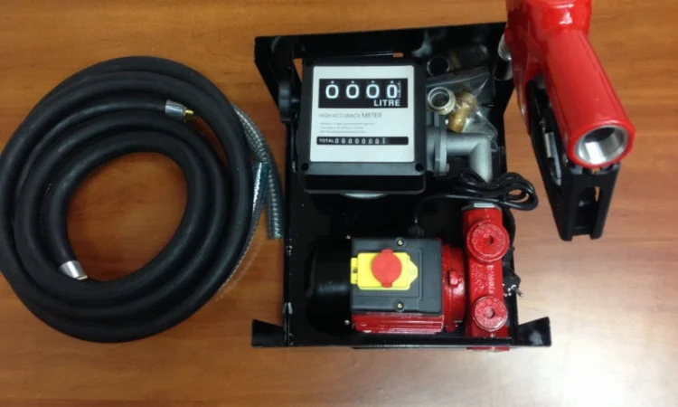 Заправочные станции, мини АЗС для перекачки ДТ 220 Вт с механическим счетчиком Geko Max - фото № 8