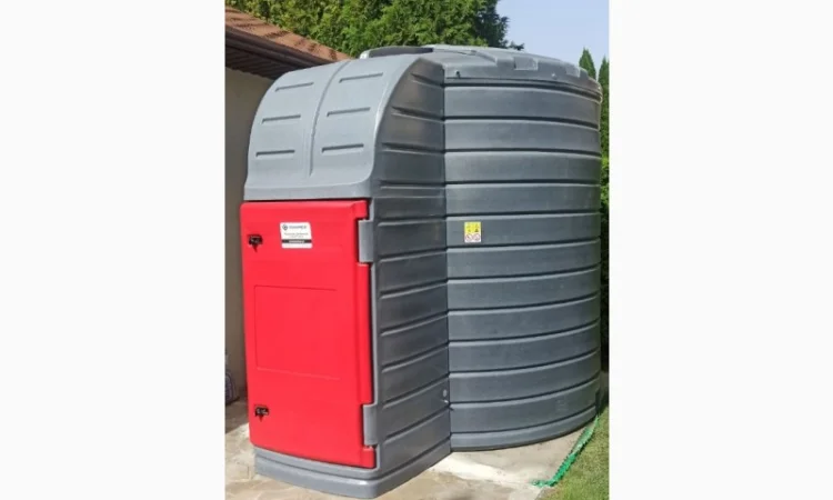 Мобильная мини АЗС Swimer 10000 л резервуар емкость для дизельного топлива, ДТ, ГСМ - фото № 1