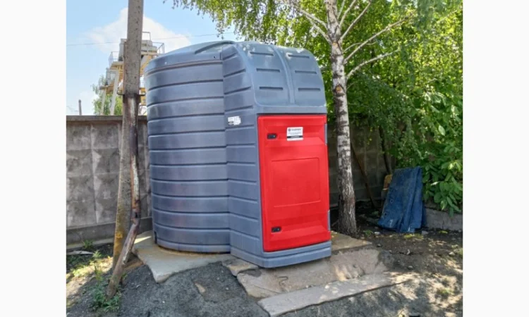 Мобильная мини АЗС Swimer 10000 л резервуар емкость для дизельного топлива, ДТ, ГСМ - фото № 3