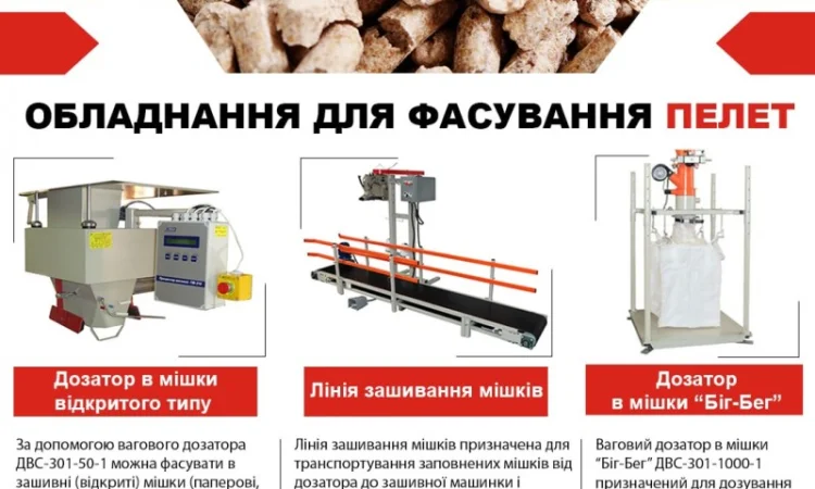 Фасувальне обладнання для пелет СВЕДА - фото № 1