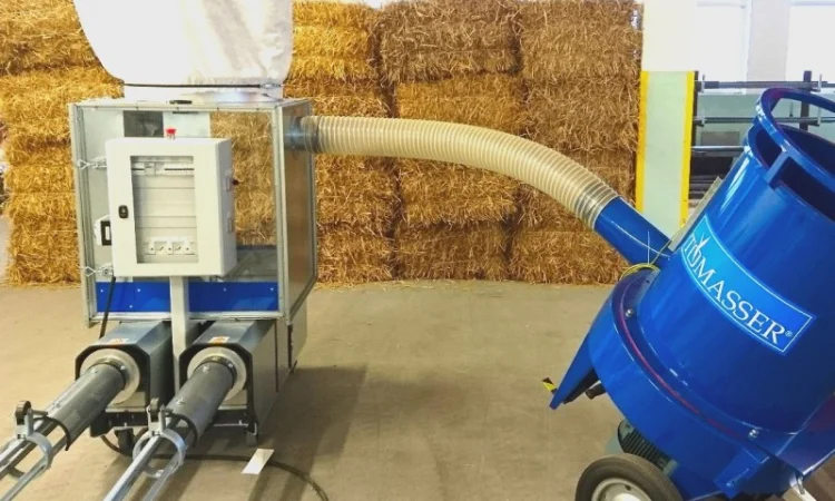 Линия брикетирования соломы шнековым прессом BIOMASSER. 300кг.час. Б.У - фото № 10