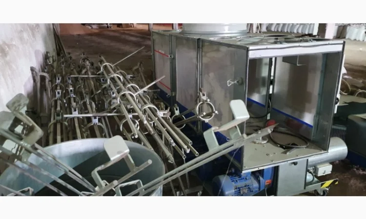 Линия брикетирования соломы шнековым прессом BIOMASSER. 300кг.час. Б.У - фото № 11