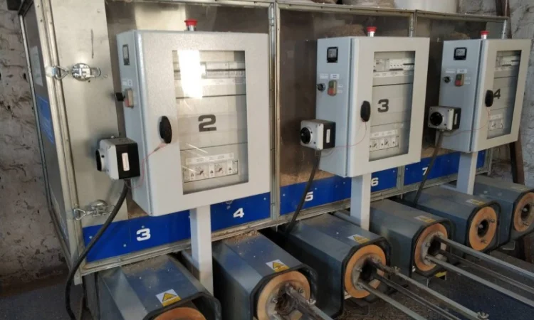 Линия брикетирования соломы шнековым прессом BIOMASSER. 300кг.час. Б.У - фото № 13