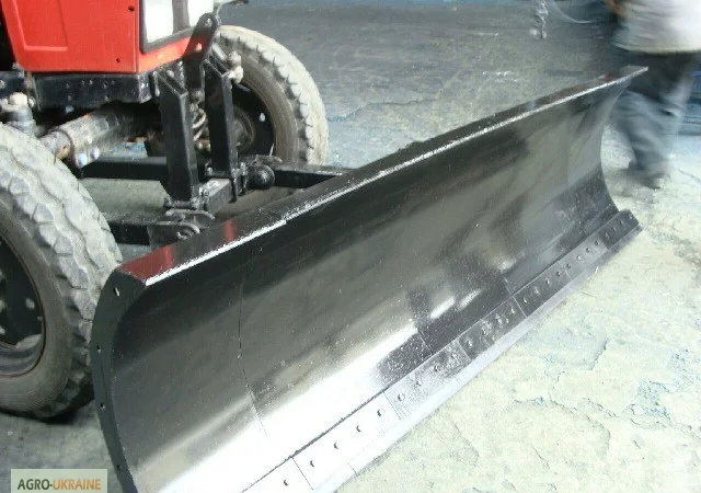 Лопата для уборки снега Купить отвал для уборки снега на трактор мтз, юмз - фото № 2