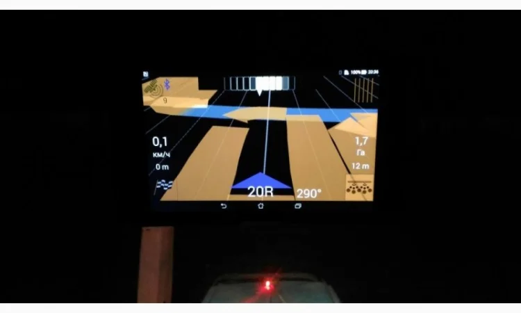 Агро курсоуказатель, GPS параллельное вождение для МТЗ СЗР РУМ АГРОСЛАЛОМ - фото № 4