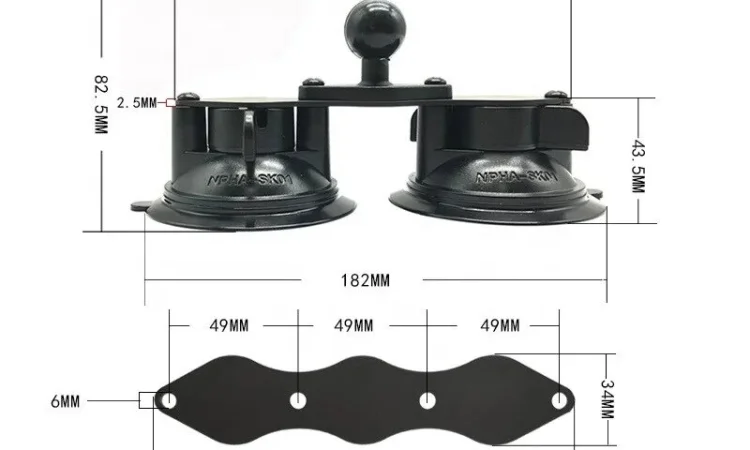 Міцне RAM кріплення, тримач агро навігаторів Trimble, Raven, Claas, Teejet - фото № 3