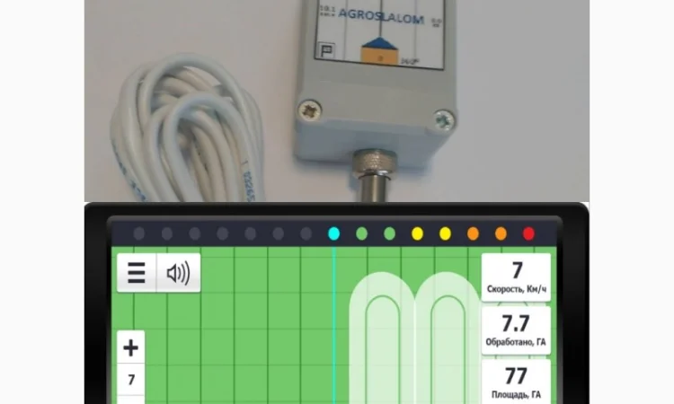Навигатор на трактор, курсоуказатель, паралельное вождение - фото № 2