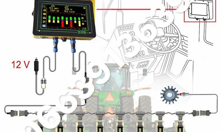 Система контроля высева для сеялки Джон дир, John Deer - фото № 2