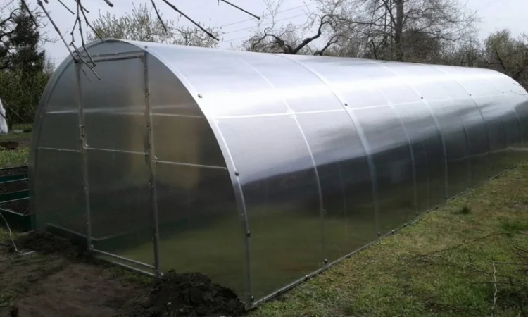 Прочная арочная теплица с поликарбонатом.Теплицы с пленкой. ЗАВОД ТЕПЛИЦ. АКЦИЯ - фото № 2