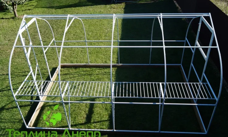 Двускатная теплица «Акцент» с поликарбонатом - фото № 5