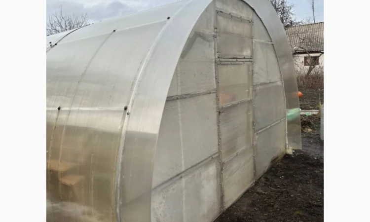 Продається готова теплиця з полікарбонату з котлом. Розмір 4м х 8м - фото № 5