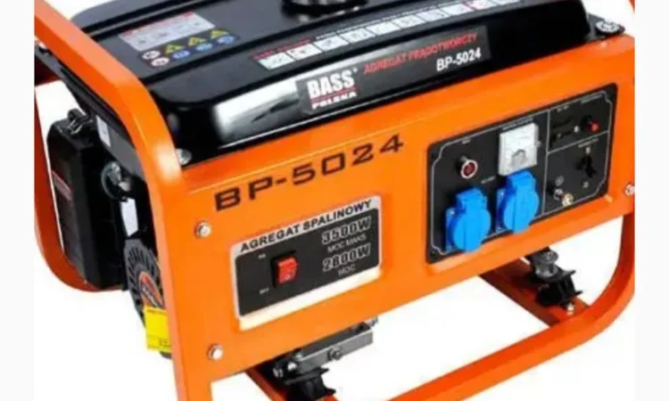 Бензиновый генератор 3.5 квт BASS 220V медная обмотка - фото № 2