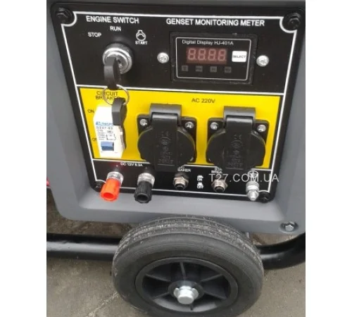 Генератор King Power KP5500EKP-I бензиновый со стартером 3, 3 кВт - фото № 5