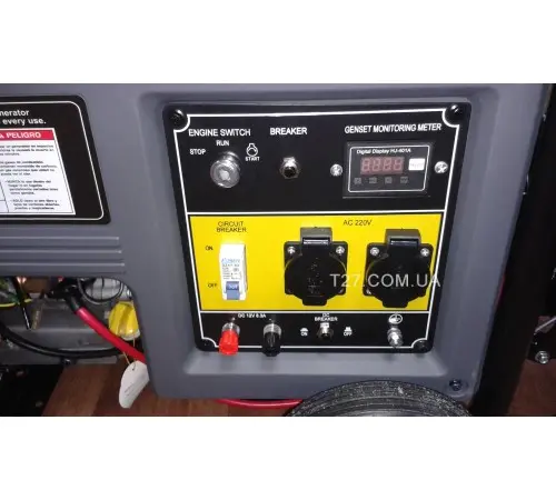 Генератор King Power KP7500EKP-I бензиновий зі стартером 6 кВт - фото № 2
