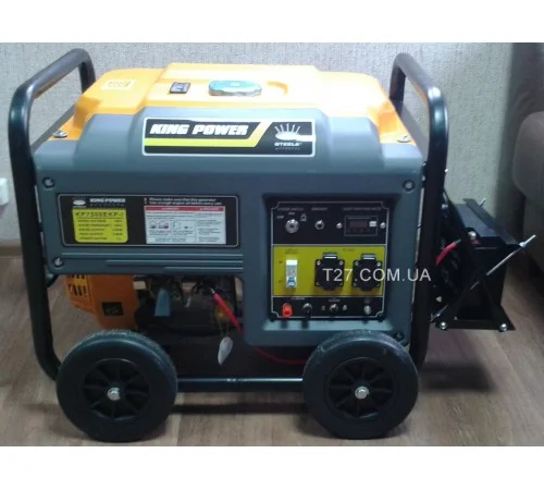 Генератор King Power KP7500EKP-I бензиновый со стартером 6 кВт - фото № 5