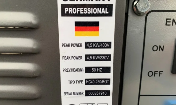 Електрогенератор 3 фазный, на 4.5 кВт Munsterix MN 9900 XV - фото № 6