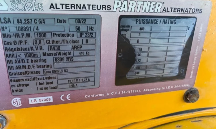 Дизельний генератор LS LEROY SOMER ( John Deere ) 100 кВт В Наявності - фото № 6