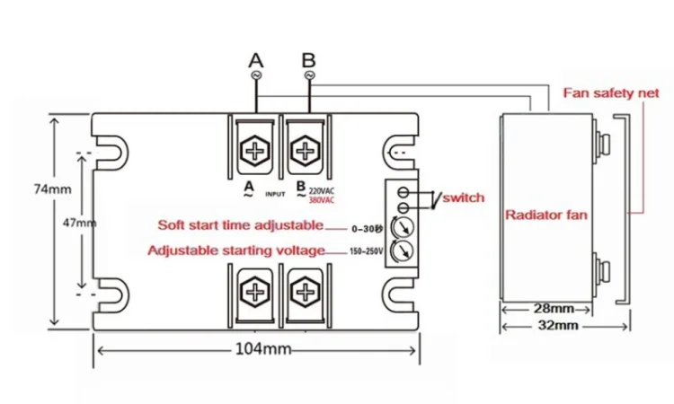 2 Квт Реле плавного пуску УПП - Плавний пуск насосів, та насосних станцій з напругою 220В - фото № 5