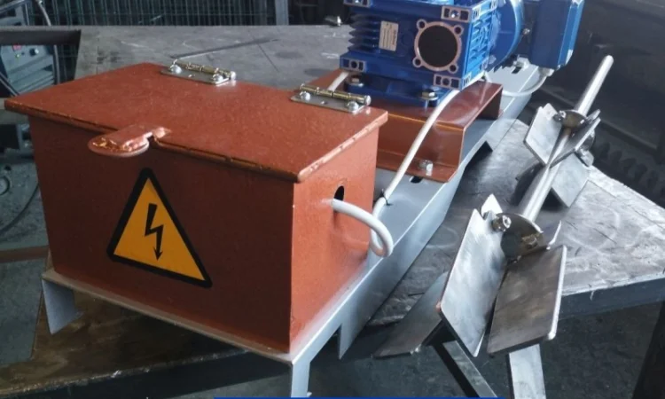 Змішувач, міксер(мішалка) для єврокуба з частотником, міксер для рідин 220/380В - фото № 1