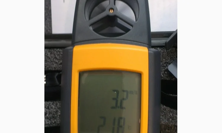 Анемометр SR8022 с функией измерения температуры и объёма воздушного потока (0.4-20 m/s) - фото № 4