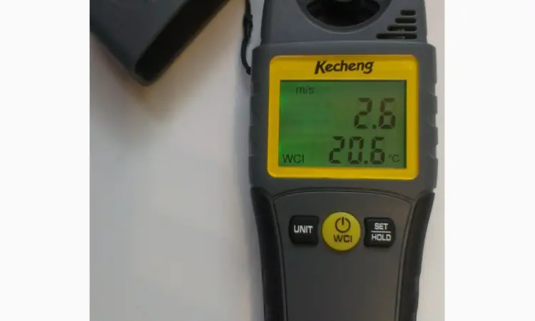 Цифровий анемометр Kecheng SR5280A ( КС-280А ) 0.4 30.0m/s; 0 C 50 C - фото № 1