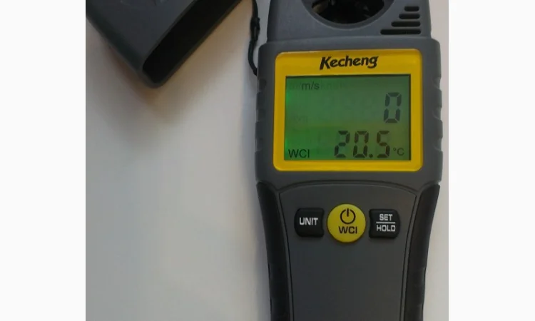 Цифровой анемометр Kecheng SR5280A ( КС-280А ) 0.4 30.0m/s;  0 C 50 C - фото № 2