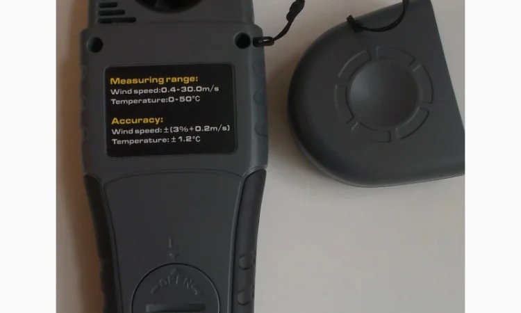 Цифровой анемометр Kecheng SR5280A ( КС-280А ) 0.4 30.0m/s;  0 C 50 C - фото № 3