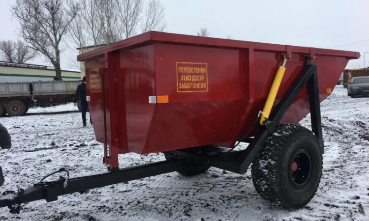 Полуприцеп самосвальный НТС-5 - фото № 3