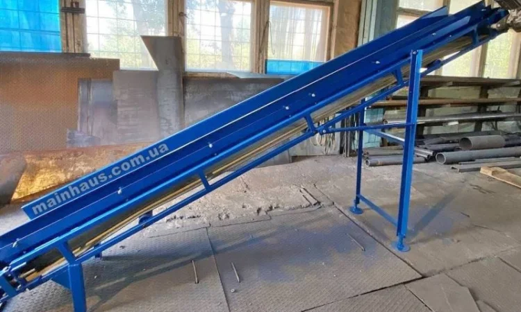 Конвейер ленточный стрічковий транспортер лента 400мм, длина 4500, привод 1, 1кВт/380В - фото № 2