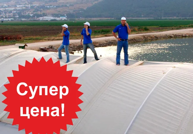 Чехлы для теплиц из армированной пленки Южная Корея 8 лет УФ 5% 400мкм ш3м*в2м*д3м - фото № 3