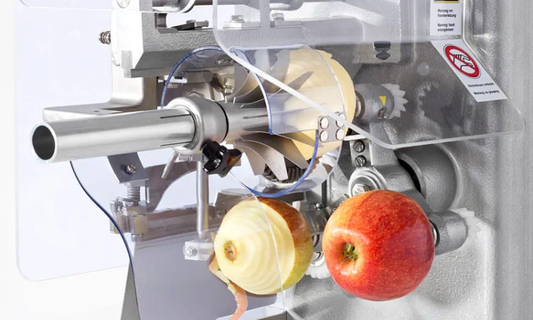 Машина для очистки, нарезания, удаления сердцевины яблок 70-100 кг/час - фото № 2